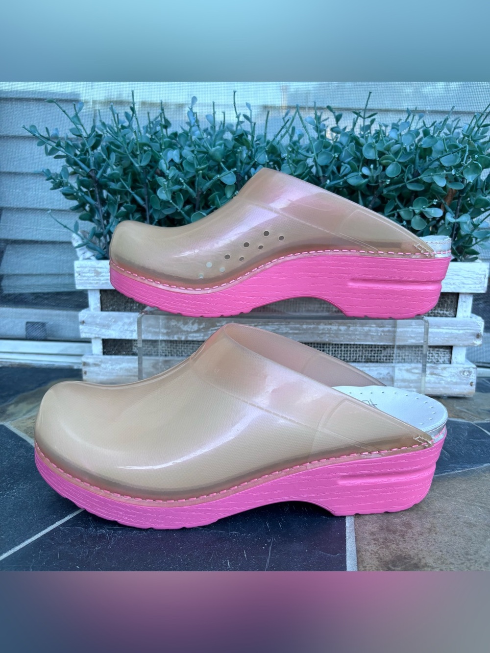 Dansko Sonja Translucent Clogs